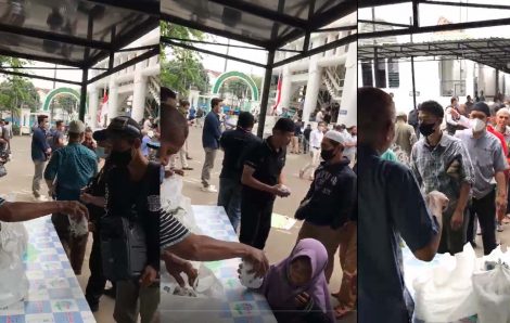 200 Nasi Padang untuk Jamaah di Hari Jumat Berkah