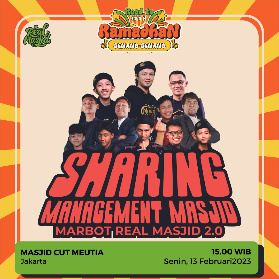 Real Masjid 2.0 akan Berbagi Pengalaman di Masjid Cut Meutia, Yuk Hadir!
