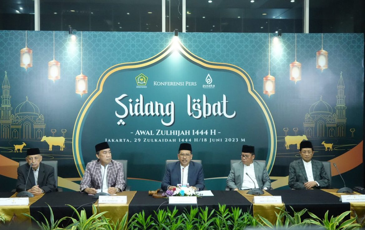 Pemerintah Tetapkan Idul Adha 1444H Jatuh pada 29 Juni 2023