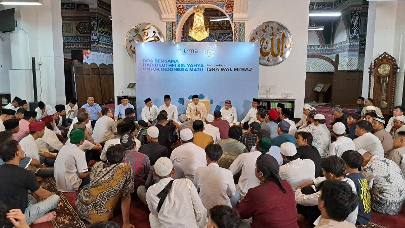 Pesan Habib Luthfi dalam Isra’ Miraj di Masjid Cut Meutia Jakarta