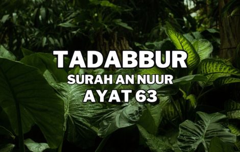 Tadabur Surat An-Nuur Ayat 63