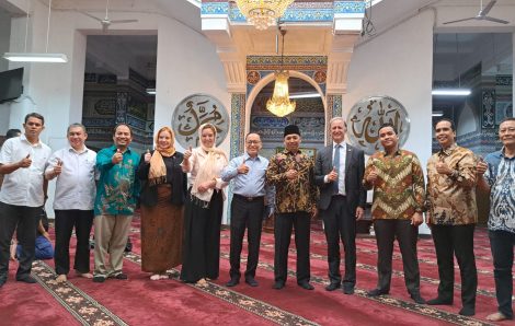 Delegasi Kedutaan Besar Belanda Kunjungi Masjid Cut Meutia Jakarta