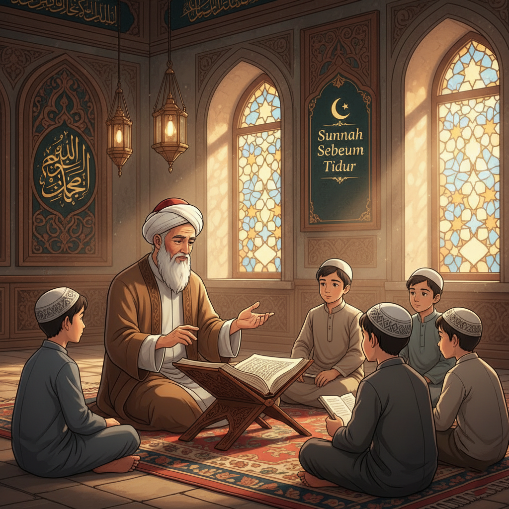 Kebiasaan Rasulullah SAW Saat Hendak Tidur