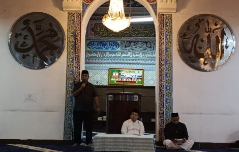 Sambut Tahun Baru dengan Doa Bersama TNI Angkatan Laut di Masjid Cut Meutia