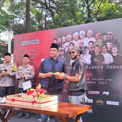 5 tahun Bikers Dakwah dan Doa Bersama untuk Palestina di Masjid Cut Meutia