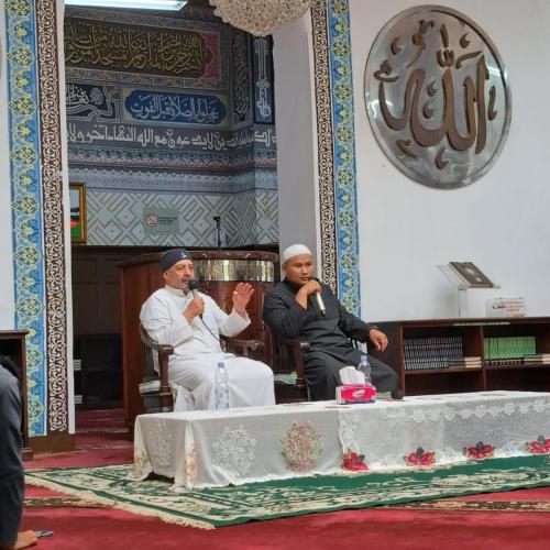 Kajian Bersama Mantan Pejuang Palestiana Syekh Muhammad Wans Alhazimah